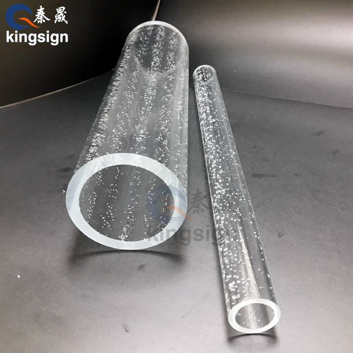 Bubble acrylic tube